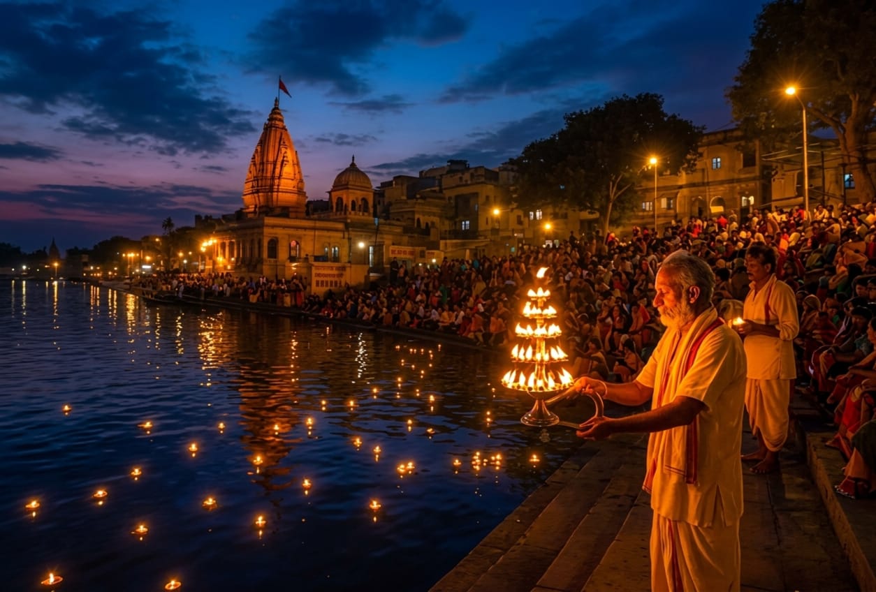 Shipra River Aarti